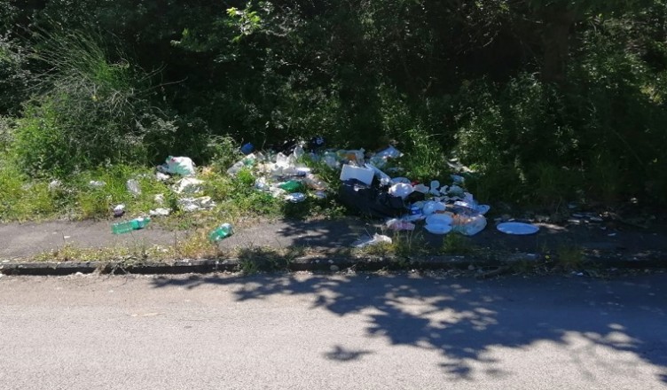 Piglio rifiuti abbandonati