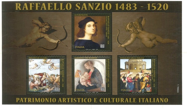 Raffaello Sanzio francobollo