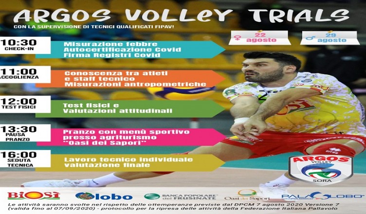 argos volley trials