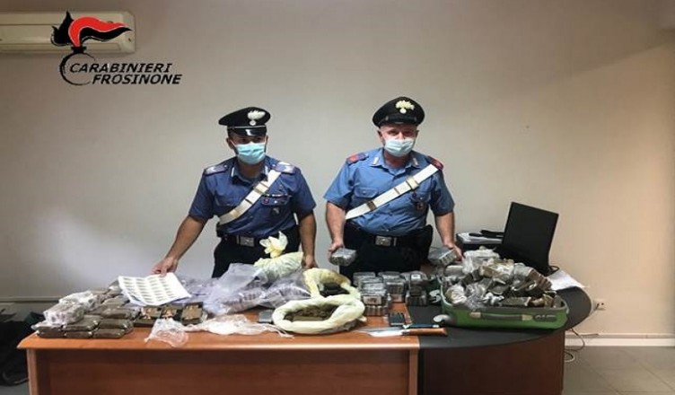 60 kg Hashish Anagni Sgurgola