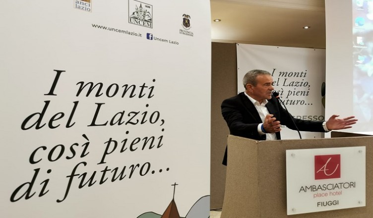 Congresso Uncem Lazio interrvento Achille Bellucci