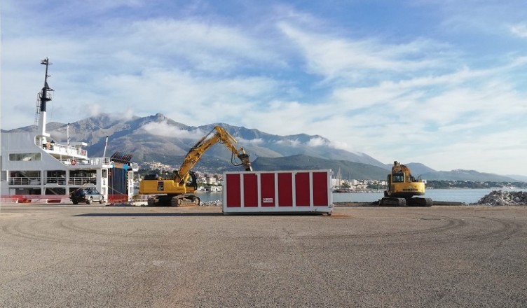 lavori molo vespucci FORMIA