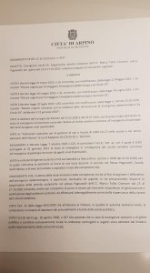 ordinanza chiusura scuola arpino 1