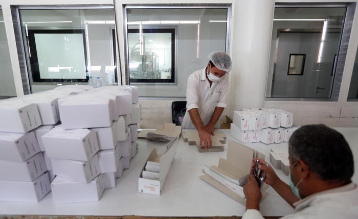 Azithromycin tablets used for treating Coronavirus in Syria