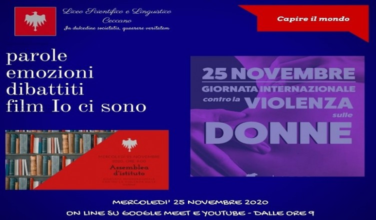 manifesto giornata contro la violenza sulle donne 25 novembre 2020