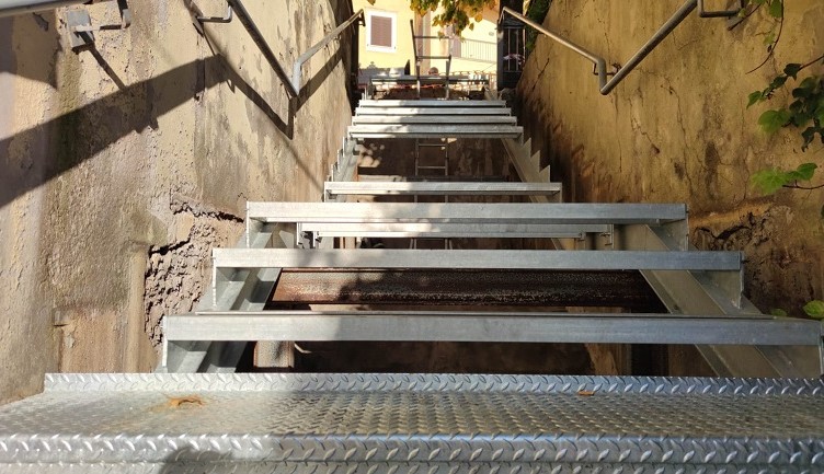 scala in preparazione
