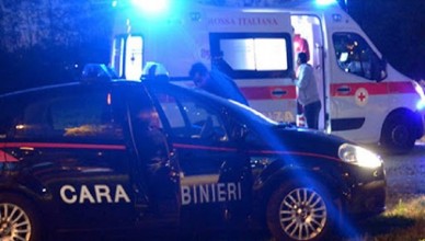 ambulanza e carabinieri