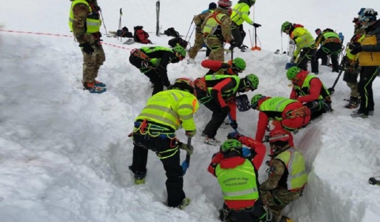 Soccorso ricerche dispersi monte Velino