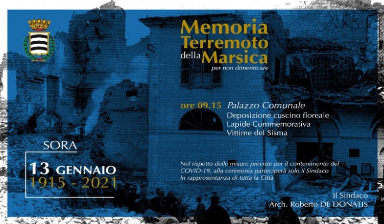 cerimonie terremoto Marsica