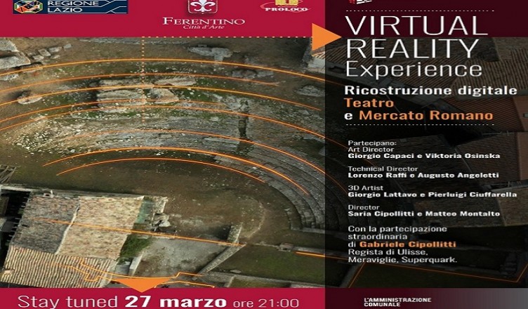 Locandina virtual reality experience