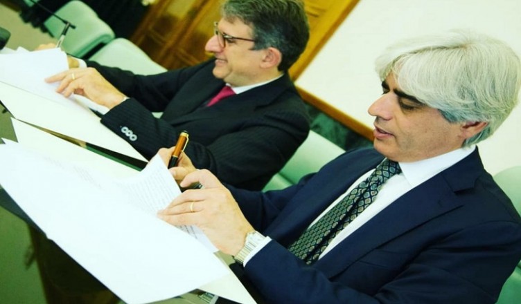 Pompeo e D'Agnese firmano il protocollo