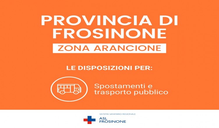 provincia di frosinone zona arancione