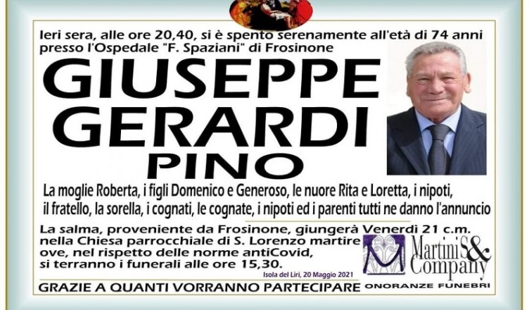 giuseppe gerardi pino