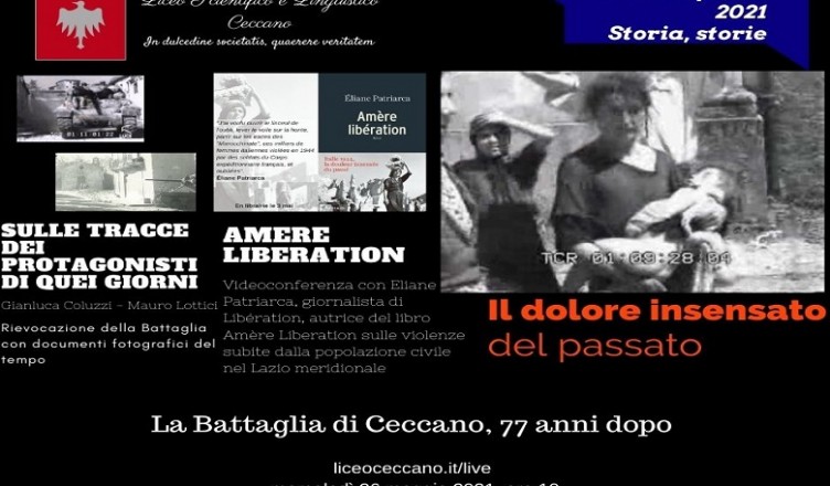 manifesto battaglia di Ceccano 26 maggio 2021