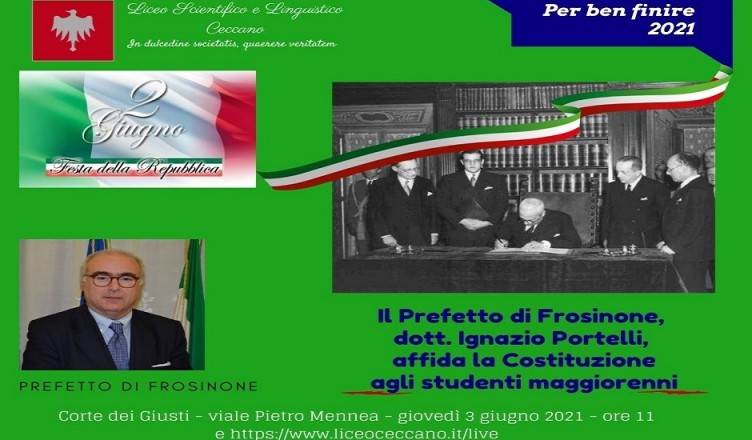manifesto affidamento costituzione 3 giugno 2021