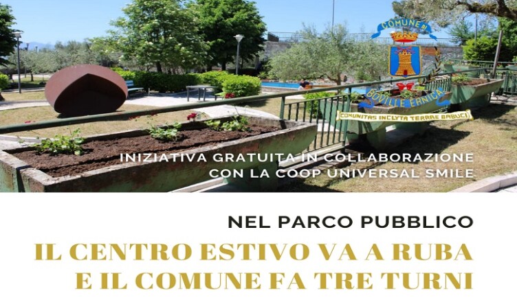 Boville Locandina Turni Centro estivo