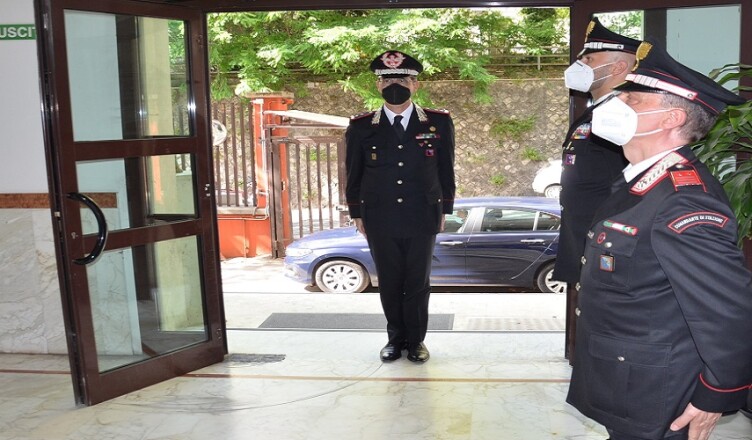 visita Generale comando provinciale Carabinieri
