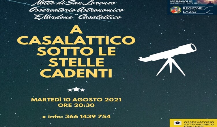 A CASALATTICO SOTTO LE STELLE CADENTI