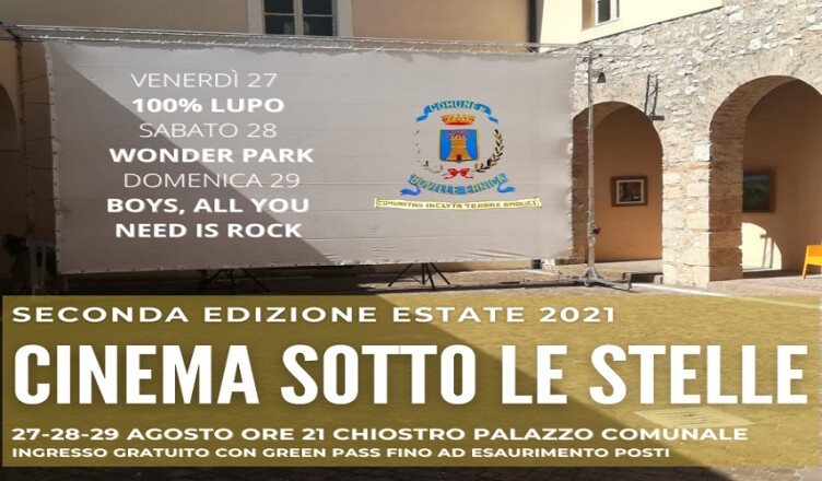 Boville cinema aperto secondo ciclo