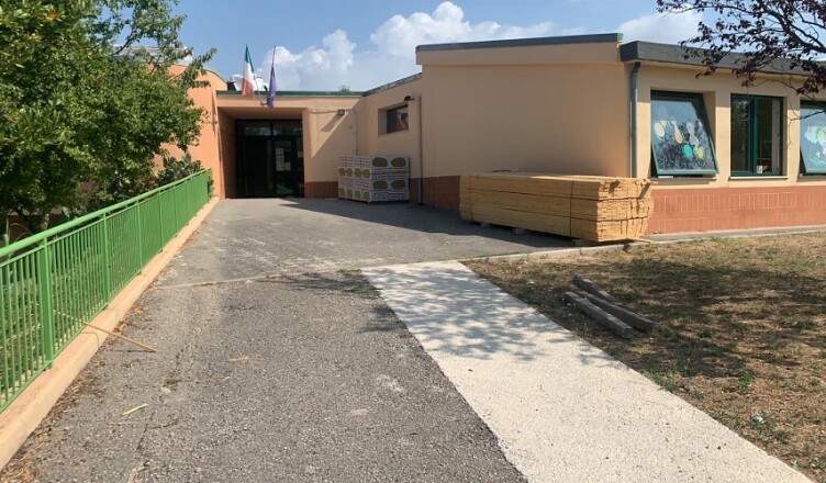 Boville foto Lavori scuola valle Ariana