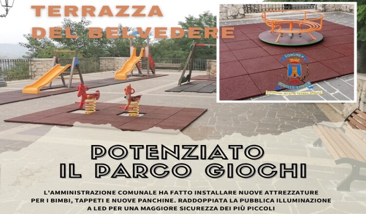 Locandina Boville Parco giochi belvedere