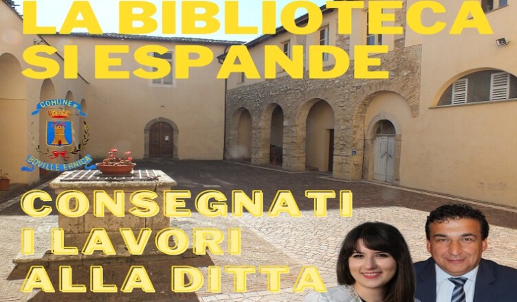 Boville LOCANDINA FB Lavori biblioteca