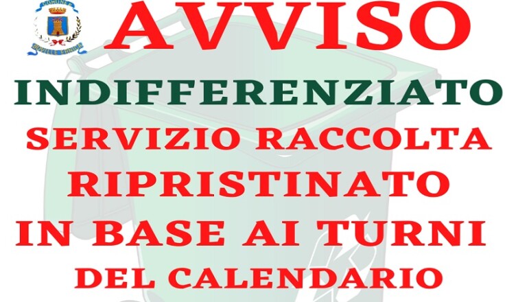 Boville LOCANDINA FB riprende il servizio dell'indifferenziata