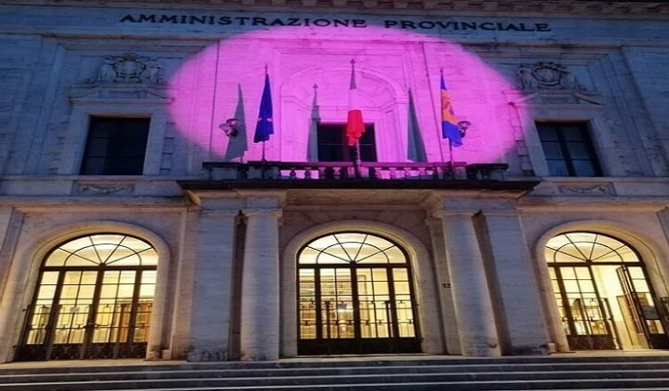Palazzo Provincia rosa