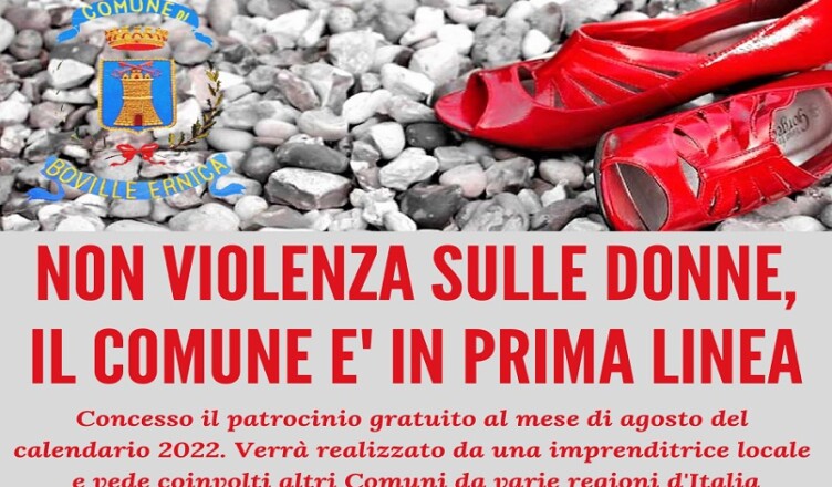 Boville Patrocinio calendario contro violenza donne