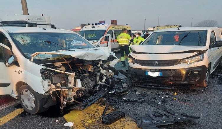 Foto polizia sinistro autostrada