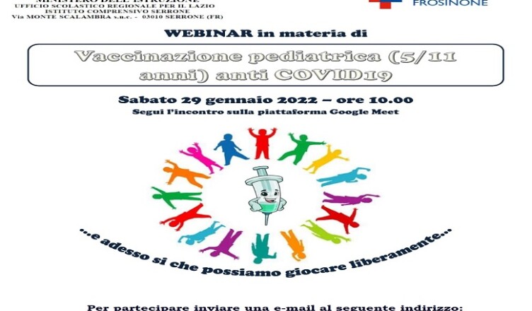 Webinar vaccinazione pediatrica FR