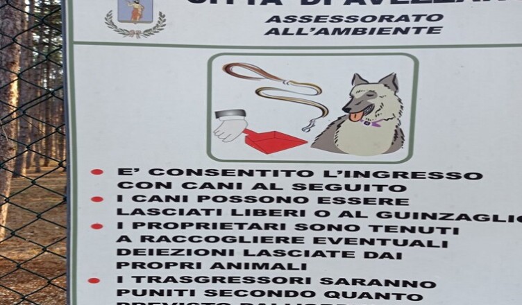 cartello ingresso-con-cani-al-guinzaglio avezzano