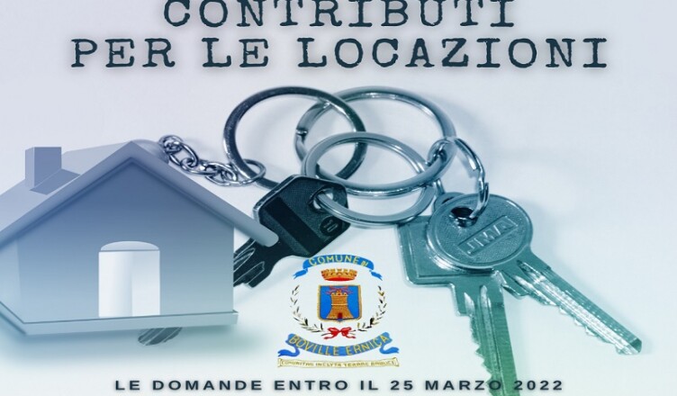 Boville bando sostegno locazione