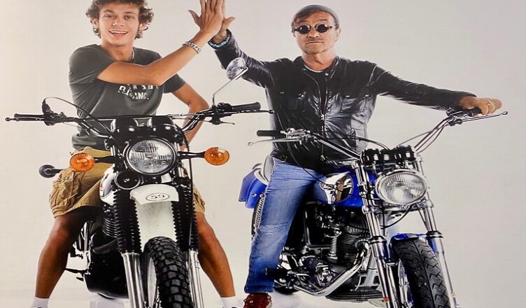 Valentino Rossi e Lucio Dalla