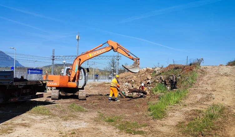 lavori stazione Ferentino