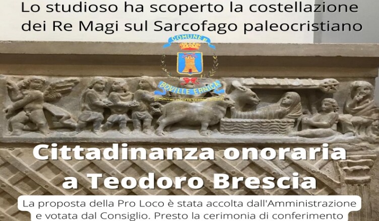 Boville Cittadinanza Onoraria Teodoro Brescia