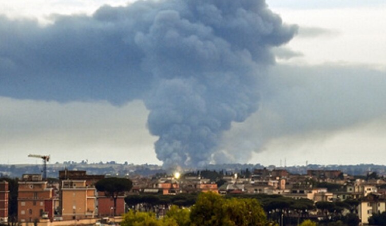 Incendio al TMB di Malagrotta