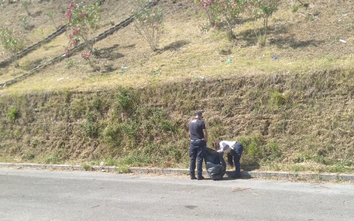 Boville Pulizia area parcheggio belvedere
