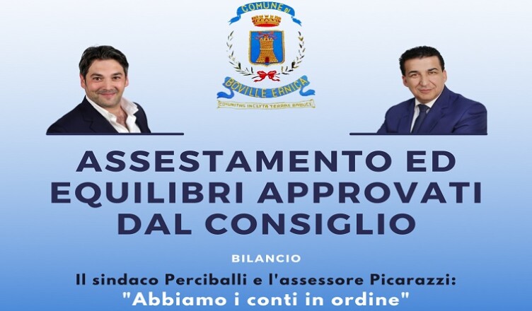 Boville assestamento ed equilibri Bilancio