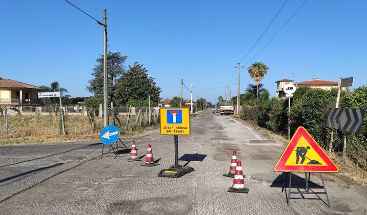Lavori via Toti cisterna