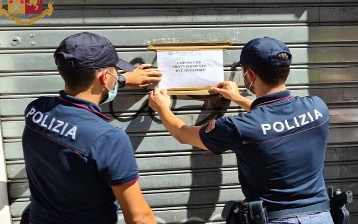 POLIZIA CHIUSURA ATTIVITà COMM CECCANO