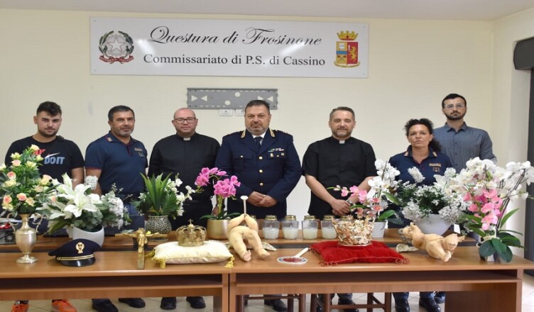 oggetti sacri riconsegnati Cassino