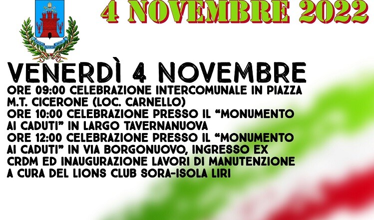 4 novembre 2022 isola