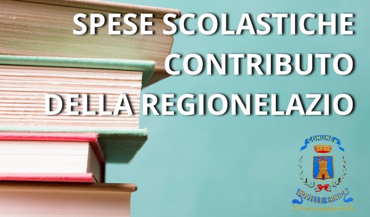 Boville BANNER Contributo libri scolastici