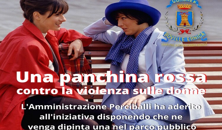 Boville LOCANDINA FB Panchina Rossa Violenza donne