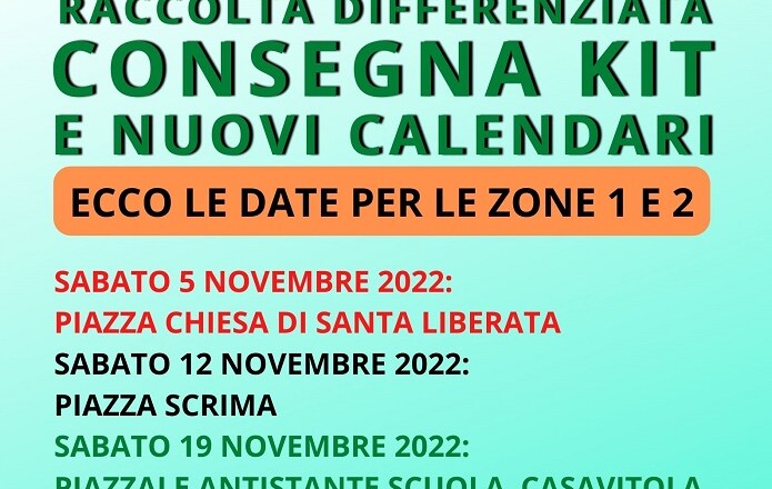 Boville Calendari kit differenziata date