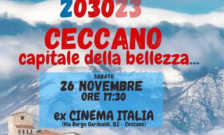 Ceccano 2030 capitale della bellezza....