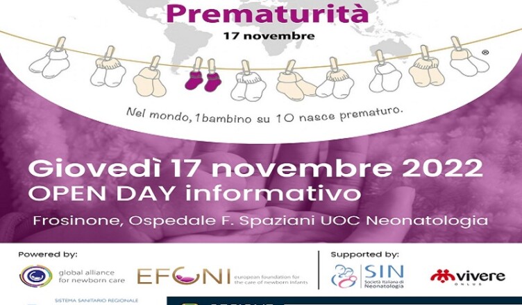 Giornata Mondiale Prematurità locandina