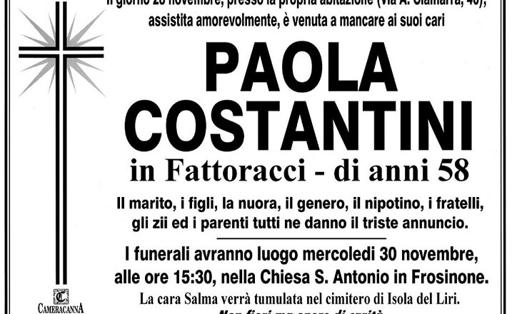 PAOLA COSTANTINI...