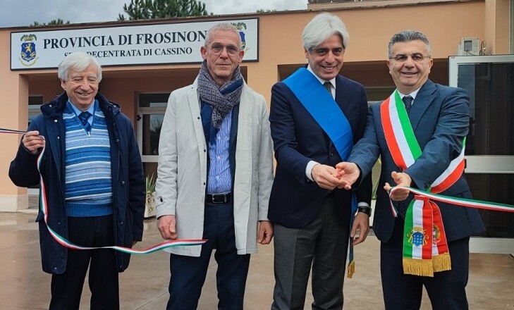 Da sin. Terranova, Ranaldi, Pompeo e Salera